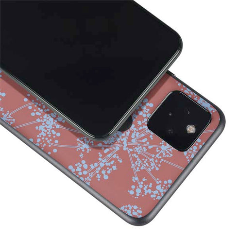 Airy Blue Floral Google Pixel 5a Skin